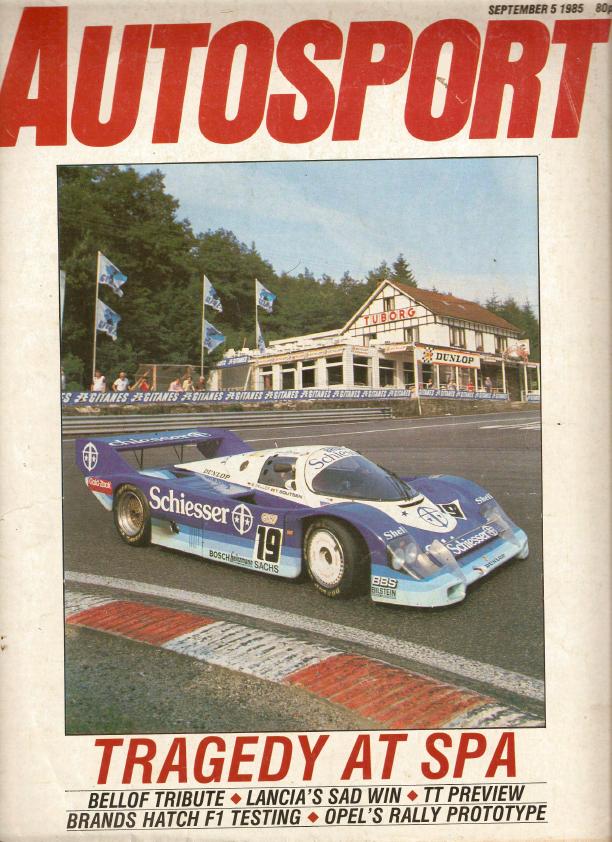 Журнал Autosport 05 сентября 1985