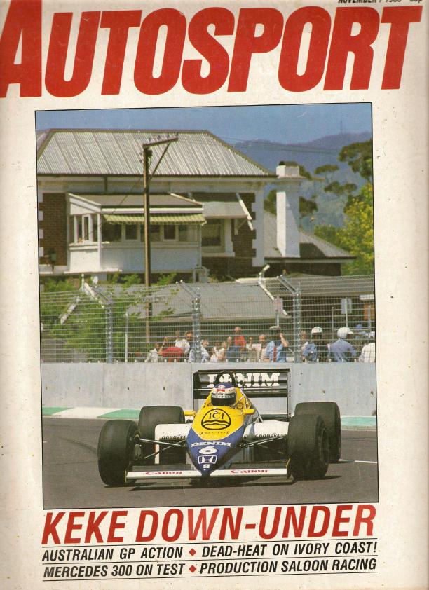 Журнал Autosport 07 ноября 1985