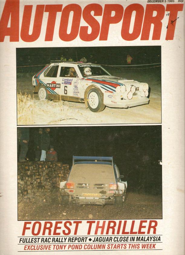 Журнал Autosport 05 декабря 1985