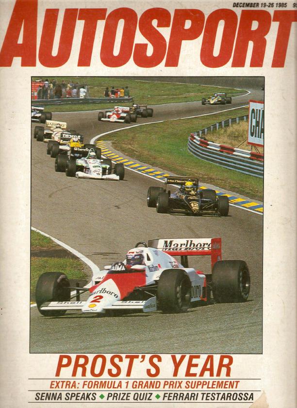 Журнал Autosport 19-26 декабря 1985