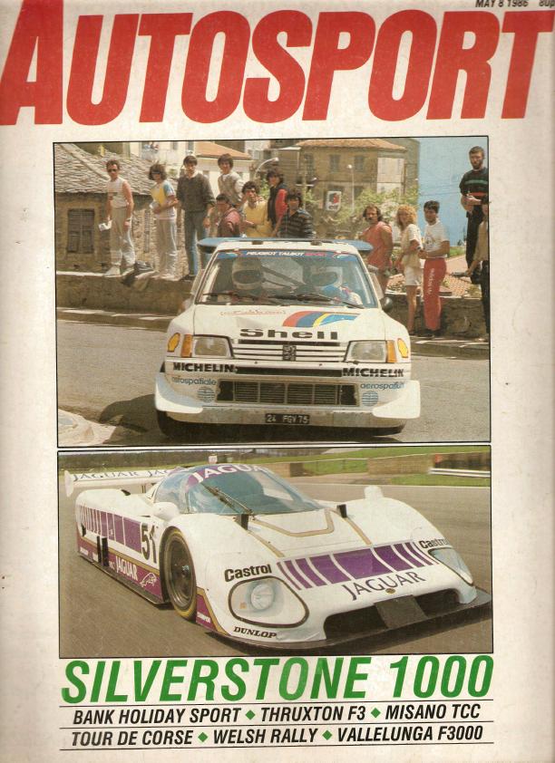 Журнал Autosport 08 мая 1986