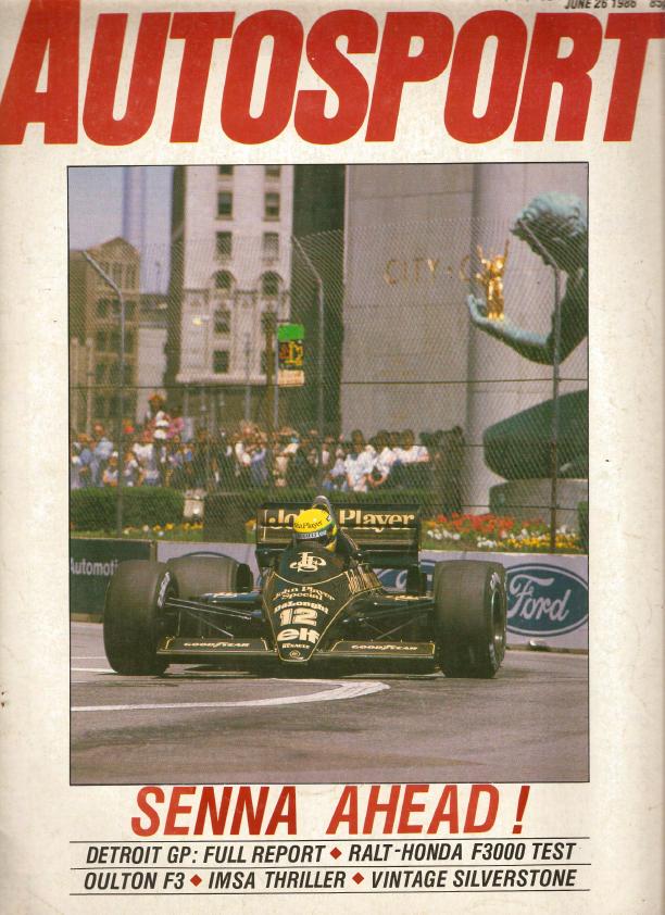 Журнал Autosport 26 июня 1986