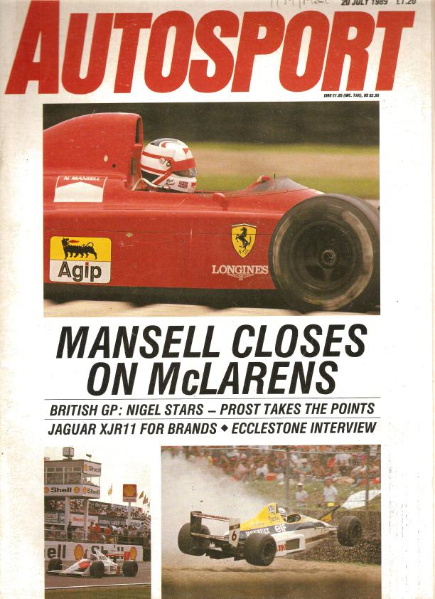 Журнал Autosport 20 июля 1989