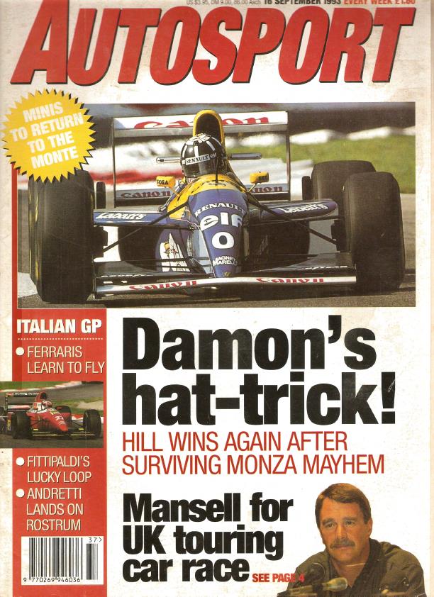 Журнал Autosport 16 сентября 1993