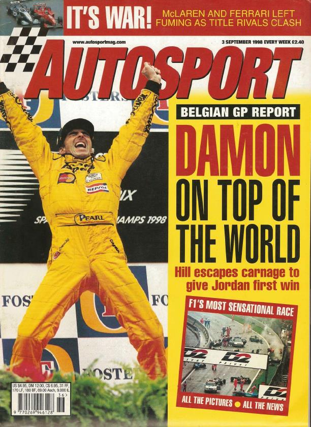 Журнал Autosport 03 сентября 1998
