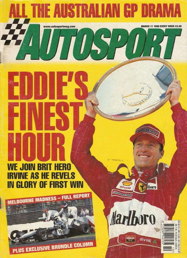 Журнал Autosport 11 марта 1999
