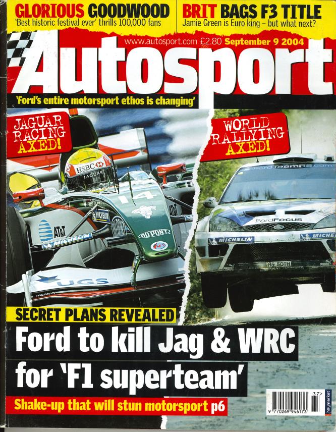 Журнал Autosport 09 сентября 2004
