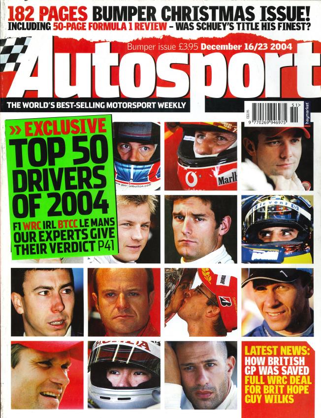 Журнал Autosport 16 декабря 2004