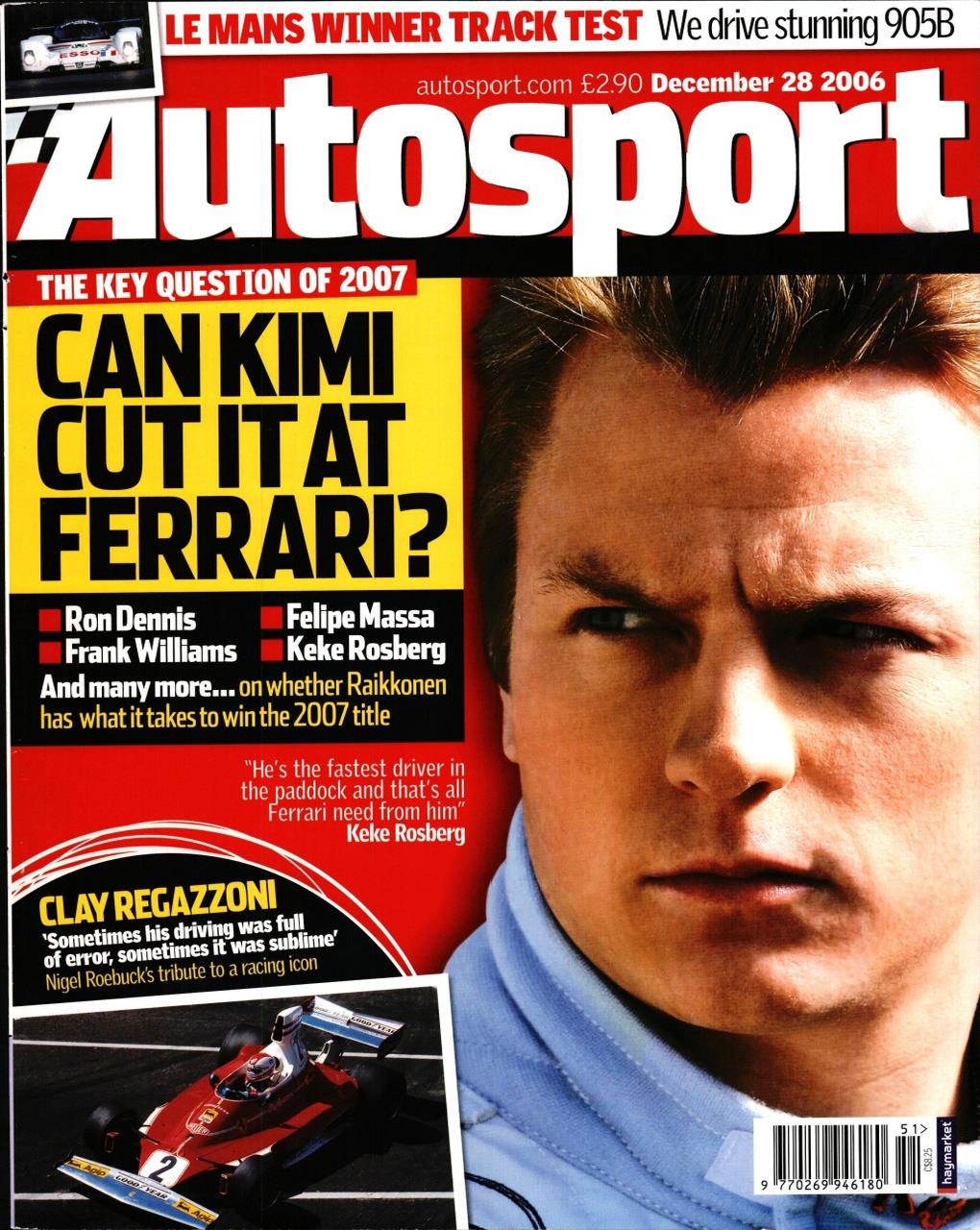 Журнал Autosport 28 декабря 2006