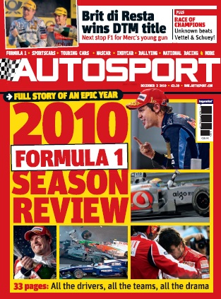 Журнал Autosport 2 декабря 2010