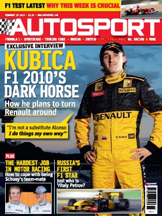 Журнал Autosport 25 февраля 2010