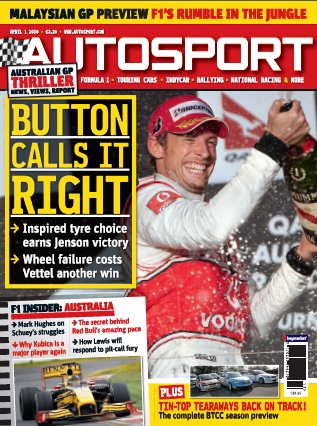 Журнал Autosport 1 апреля 2010