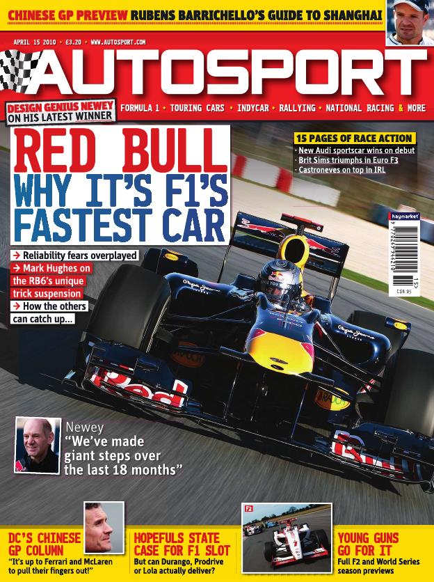 Журнал Autosport 15 апреля 2010