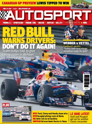 Журнал Autosport 10 июня 2010