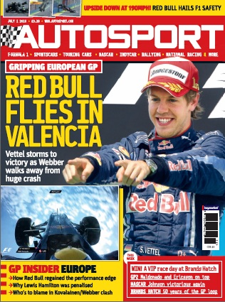 Журнал Autosport 1 июля 2010