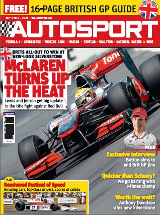 Журнал Autosport 8 июля 2010