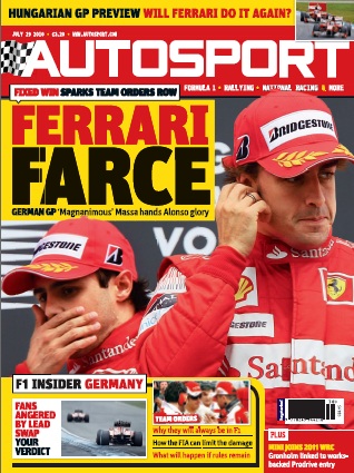 Журнал Autosport 29 июля 2010