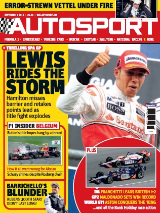 Журнал Autosport 2 сентября 2010