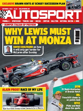 Журнал Autosport 9 сентября 2010