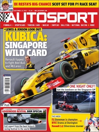 Журнал Autosport 23 сентября 2010