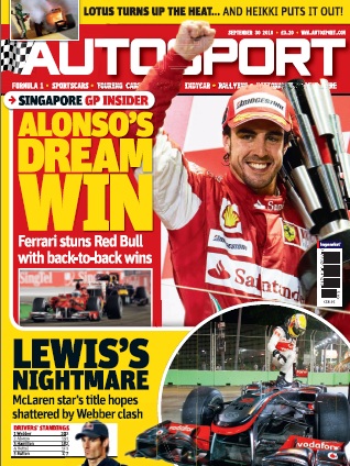 Журнал Autosport 30 сентября 2010