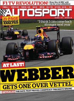 Журнал Autosport 1 декабря 2011