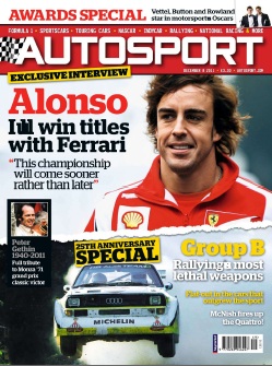 Журнал Autosport 8 декабря 2011