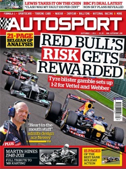 Журнал Autosport 1 сентября 2011