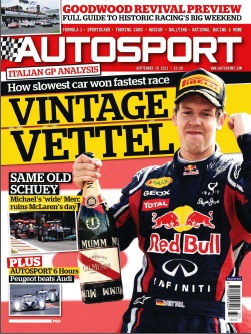 Журнал Autosport 15 сентября 2011