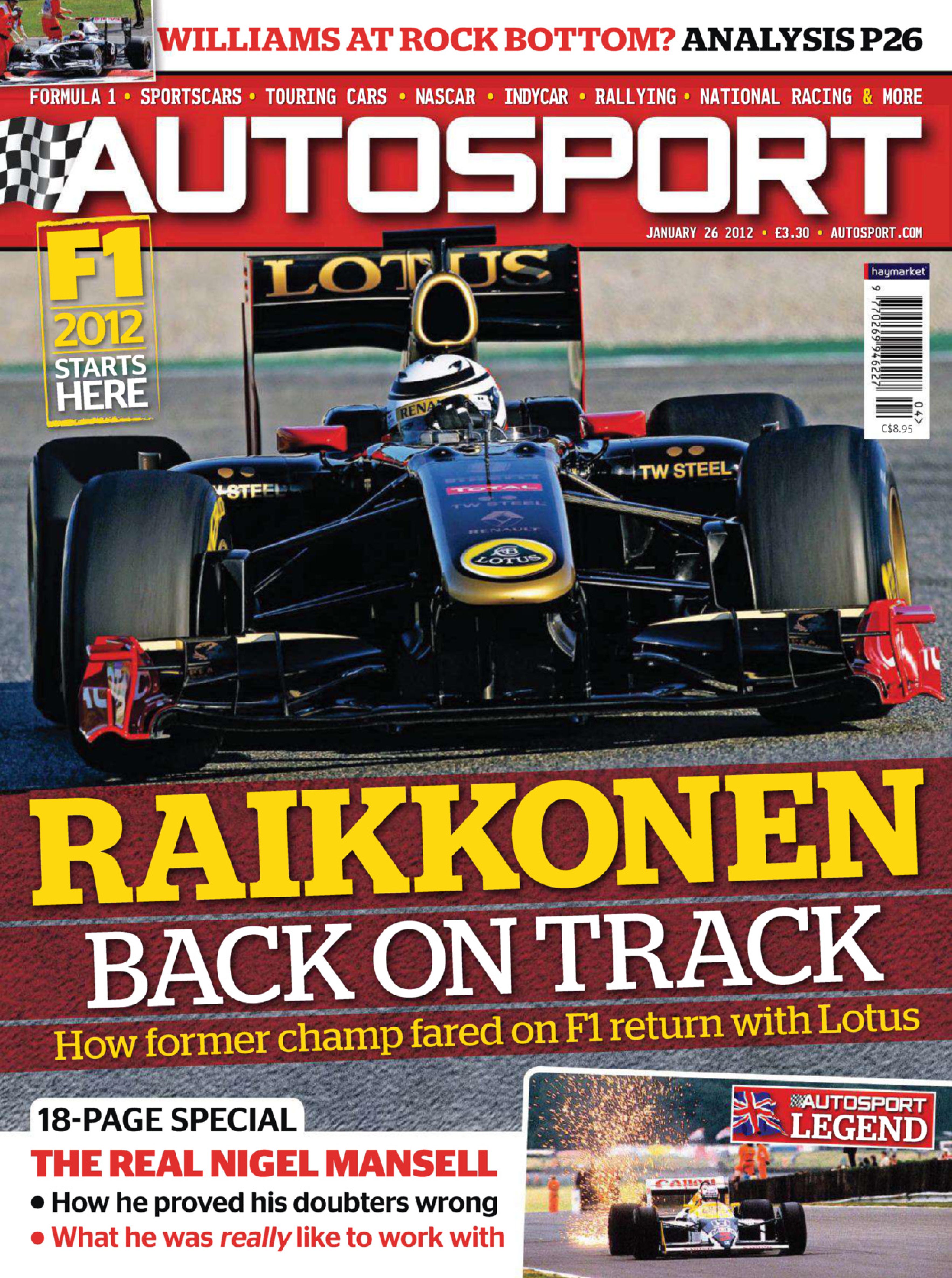 Журнал Autosport 26 января 2012