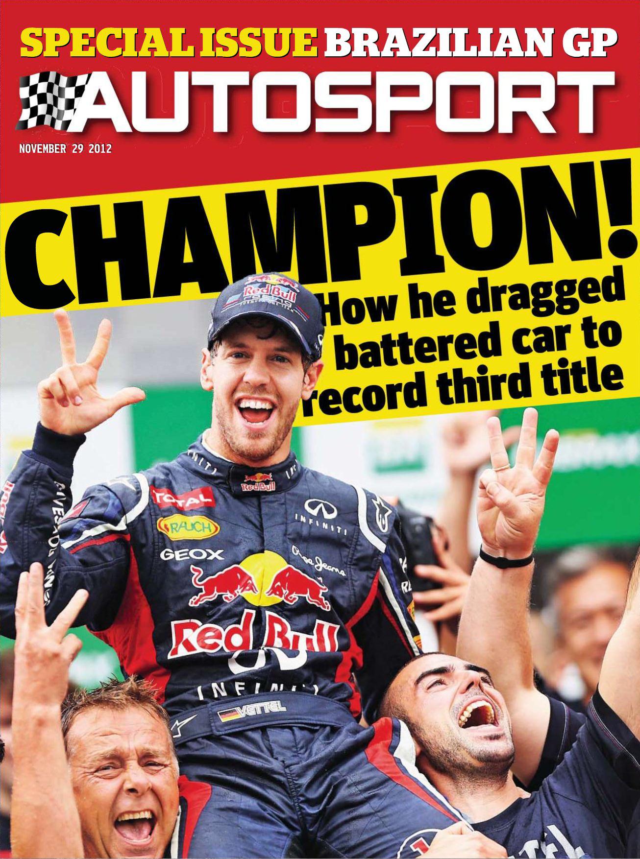 Журнал Autosport 29 ноября 2012