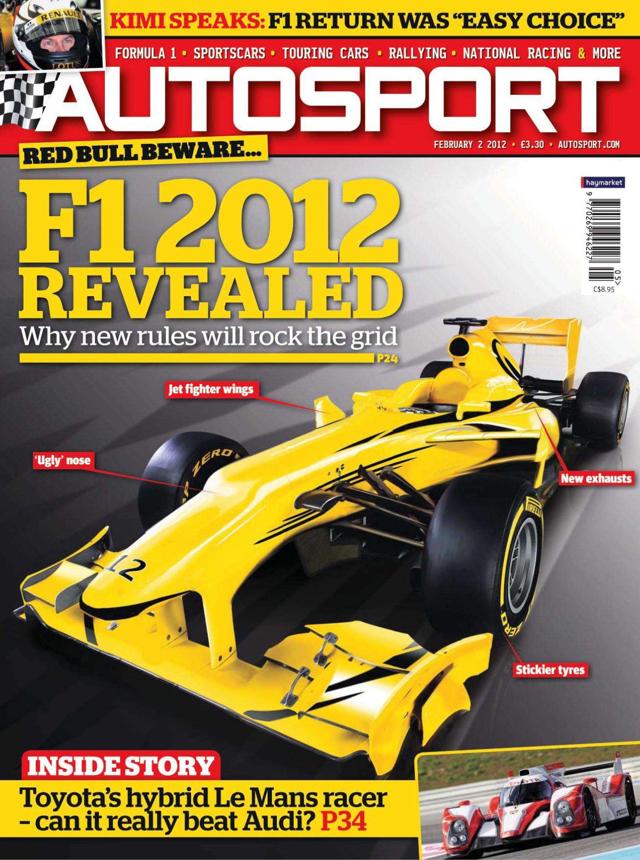 Журнал Autosport 2 февраля 2012
