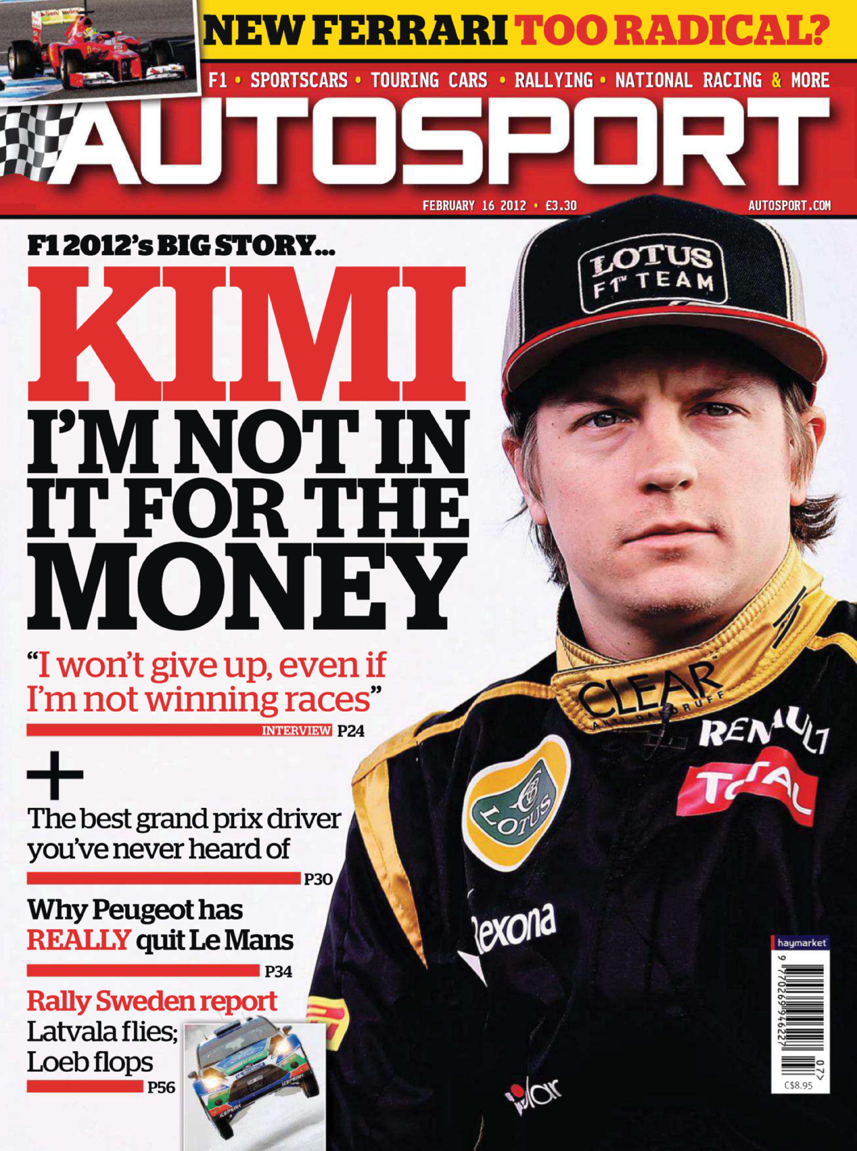 Журнал Autosport 16 февраля 2012