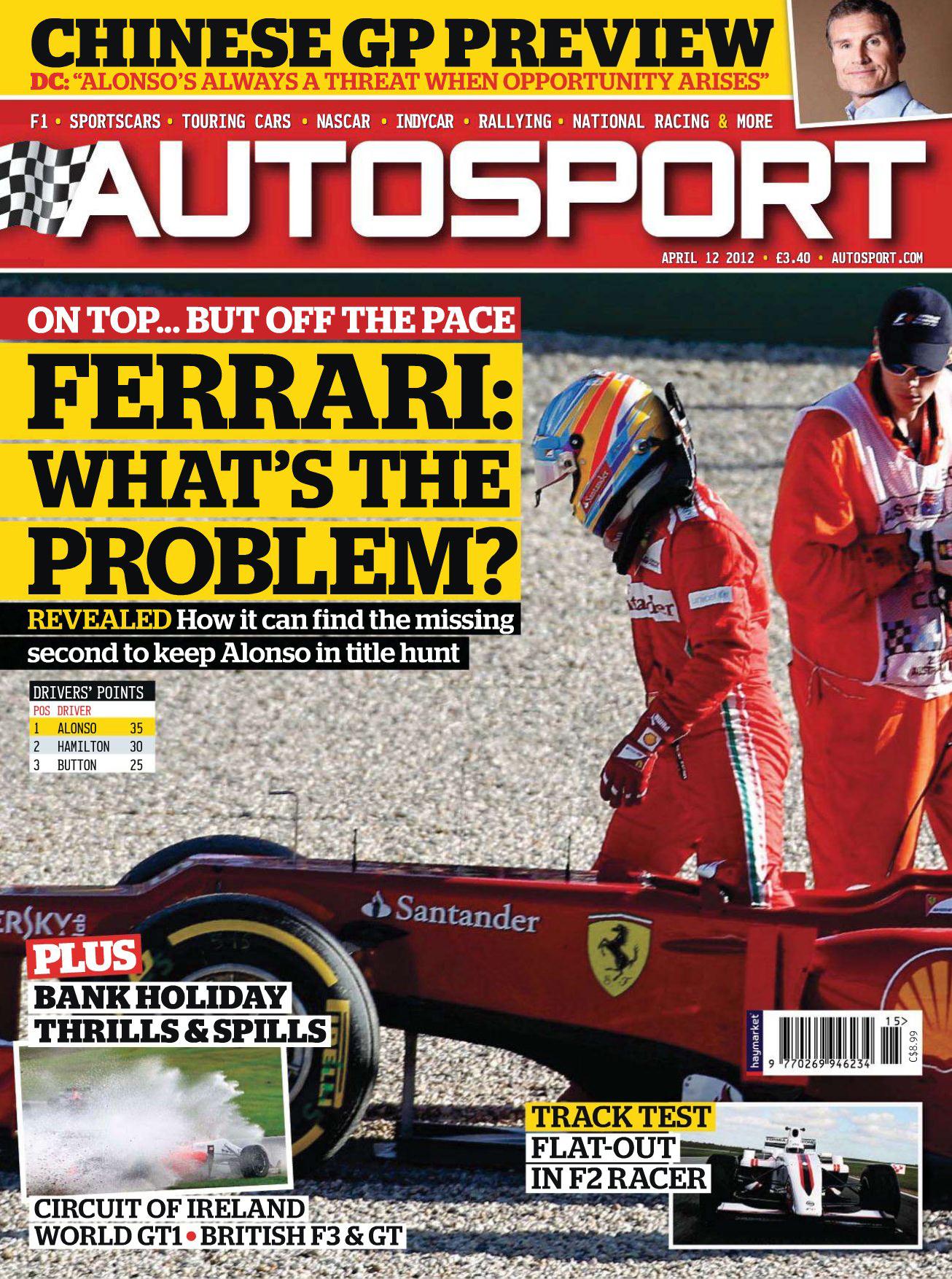 Журнал Autosport 12 апреля 2012