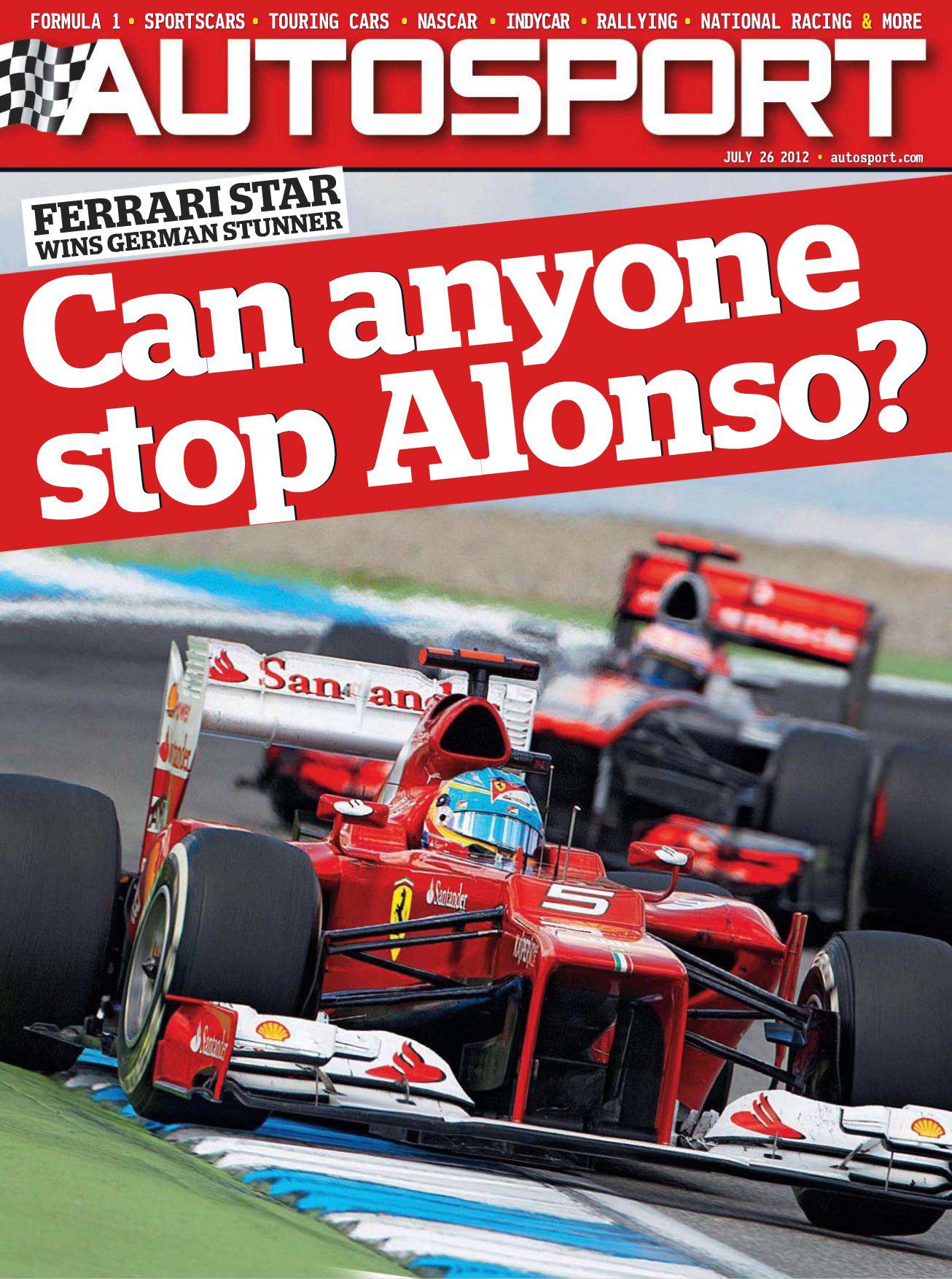Журнал Autosport 26 июля 2012