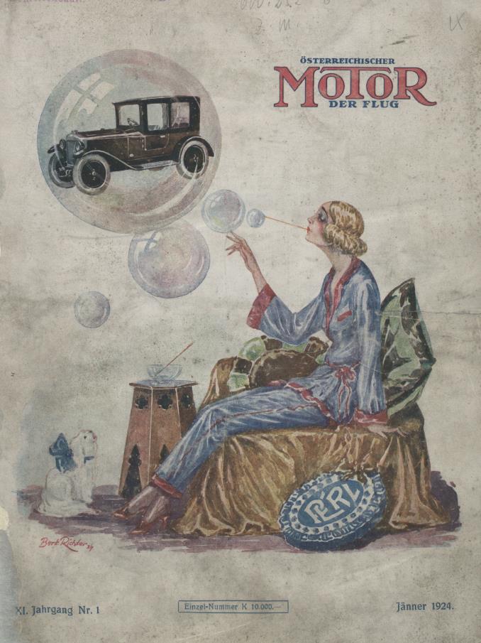 Журнал Osterreichischer motor der flug №1 1924