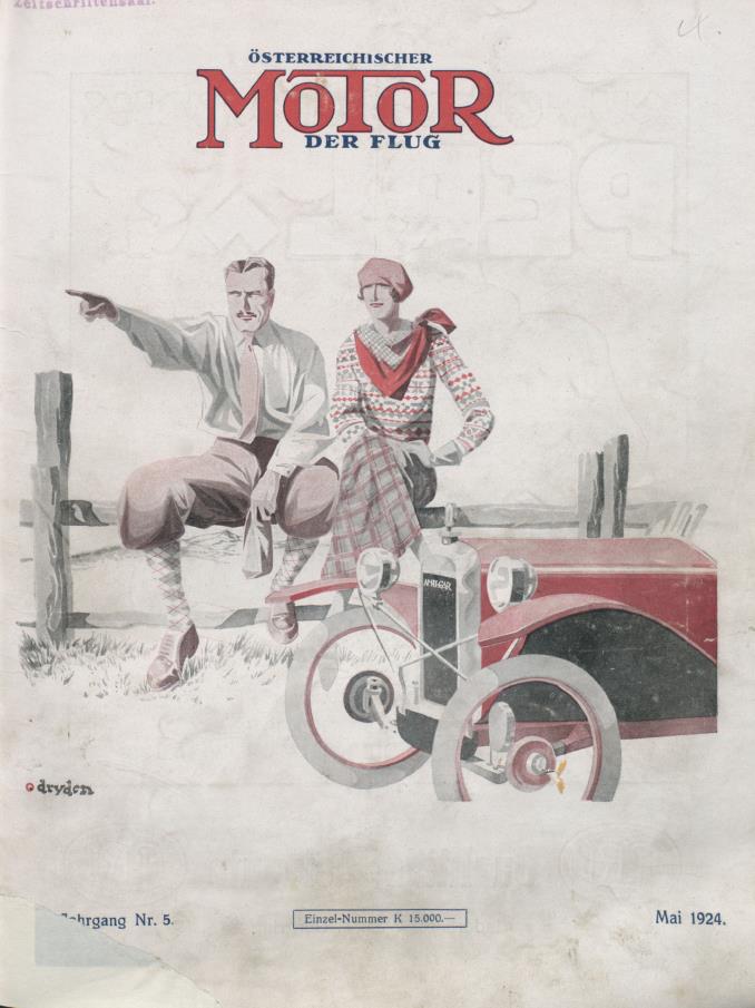 Журнал Osterreichischer motor der flug №5 1924