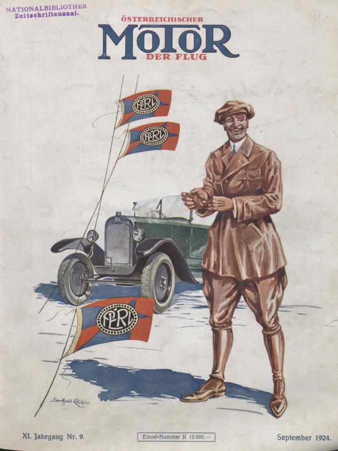 Журнал Osterreichischer motor der flug №09 1924