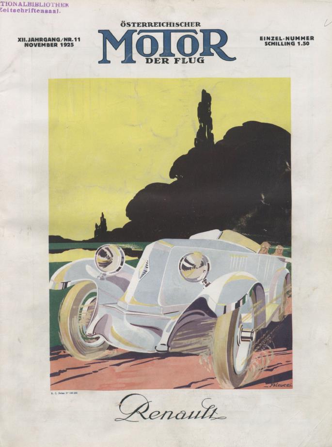 Журнал Osterreichischer motor der flug №11 1925