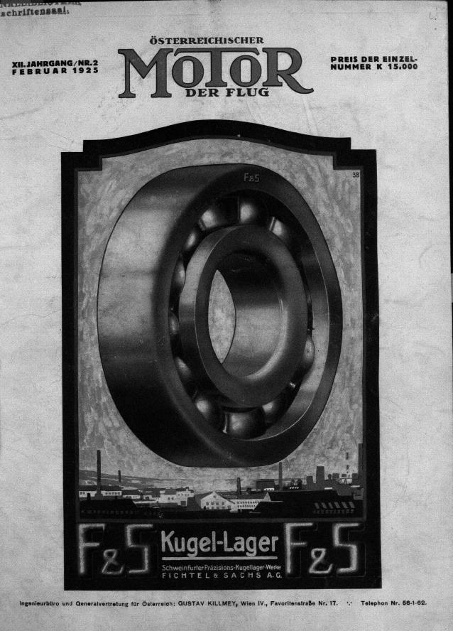Журнал Osterreichischer motor der flug №2 1925