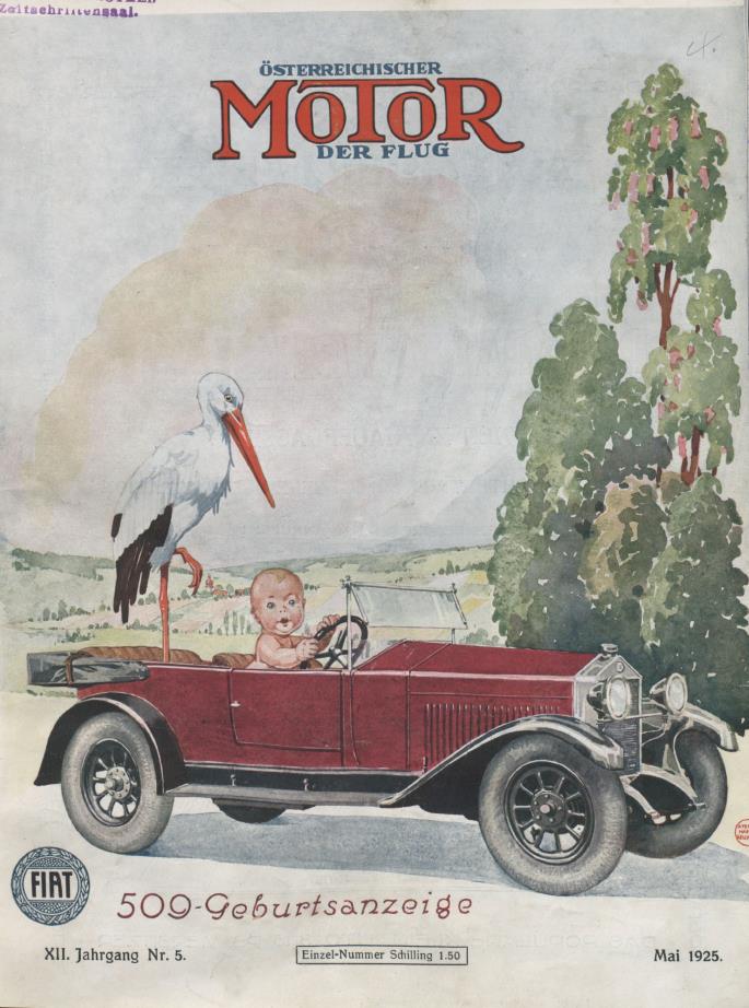 Журнал Osterreichischer motor der flug №5 1925