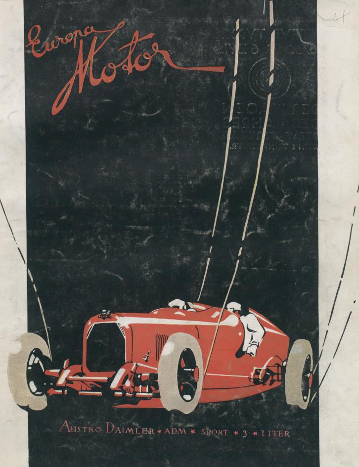 Журнал Europa motor  №4 1926