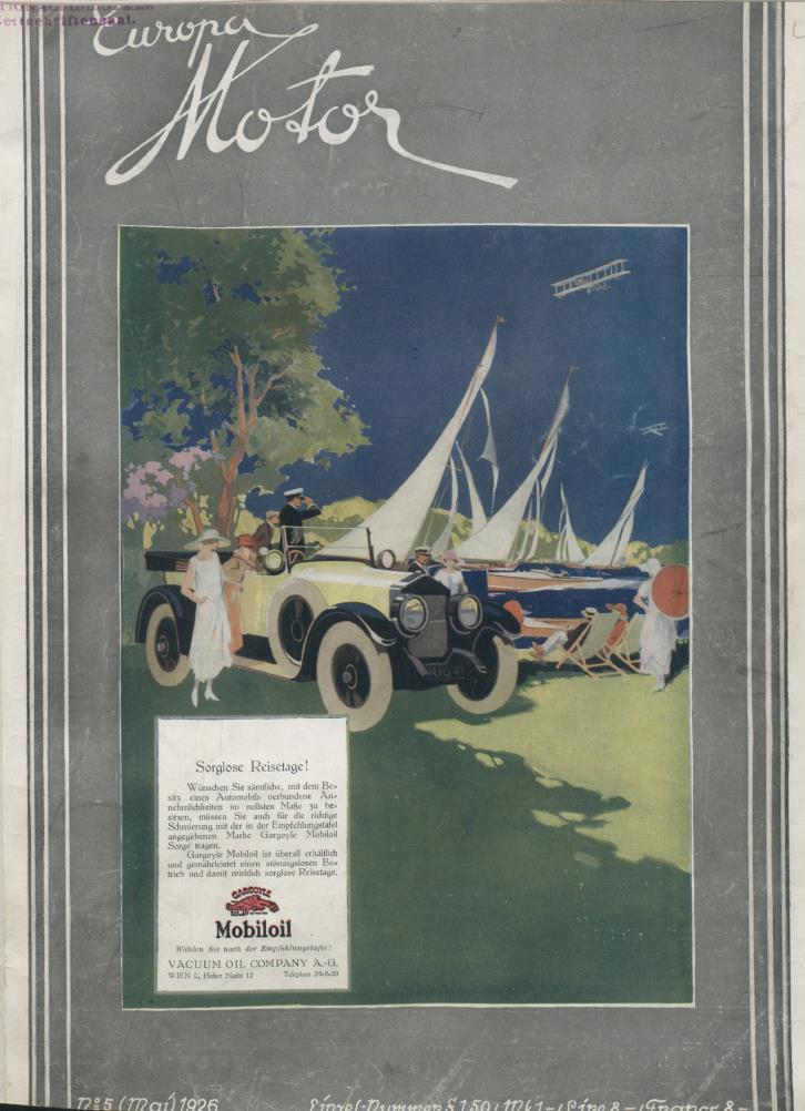 Журнал Europa motor  №5 1926