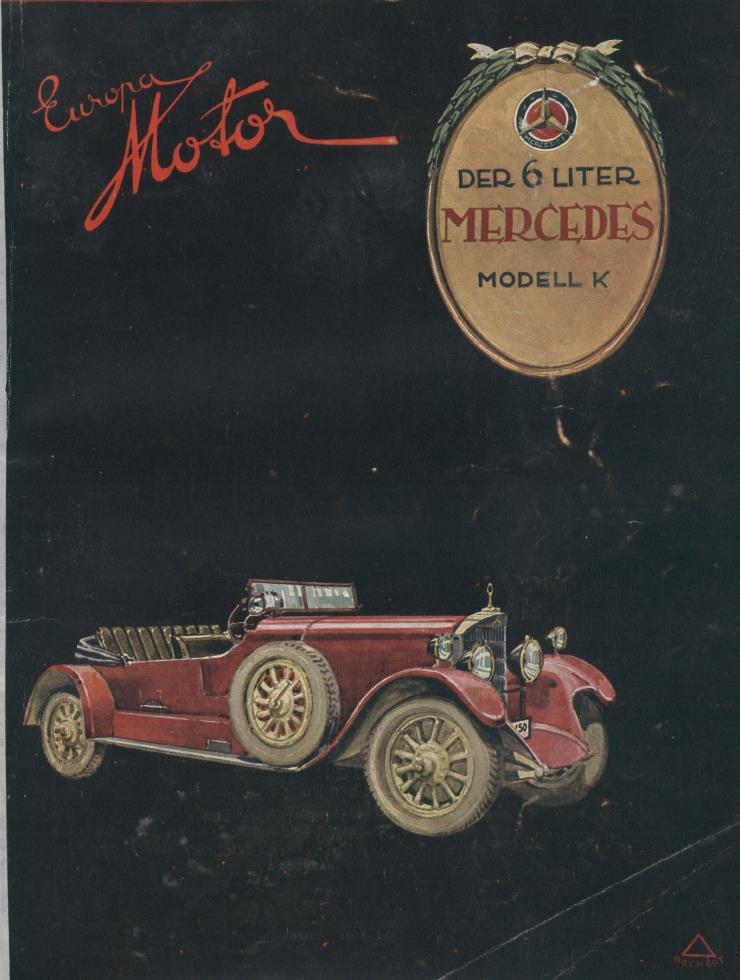 Журнал Europa motor  №8 1926