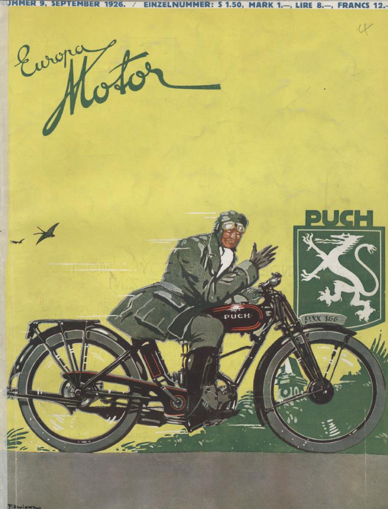 Журнал Europa motor  №9 1926