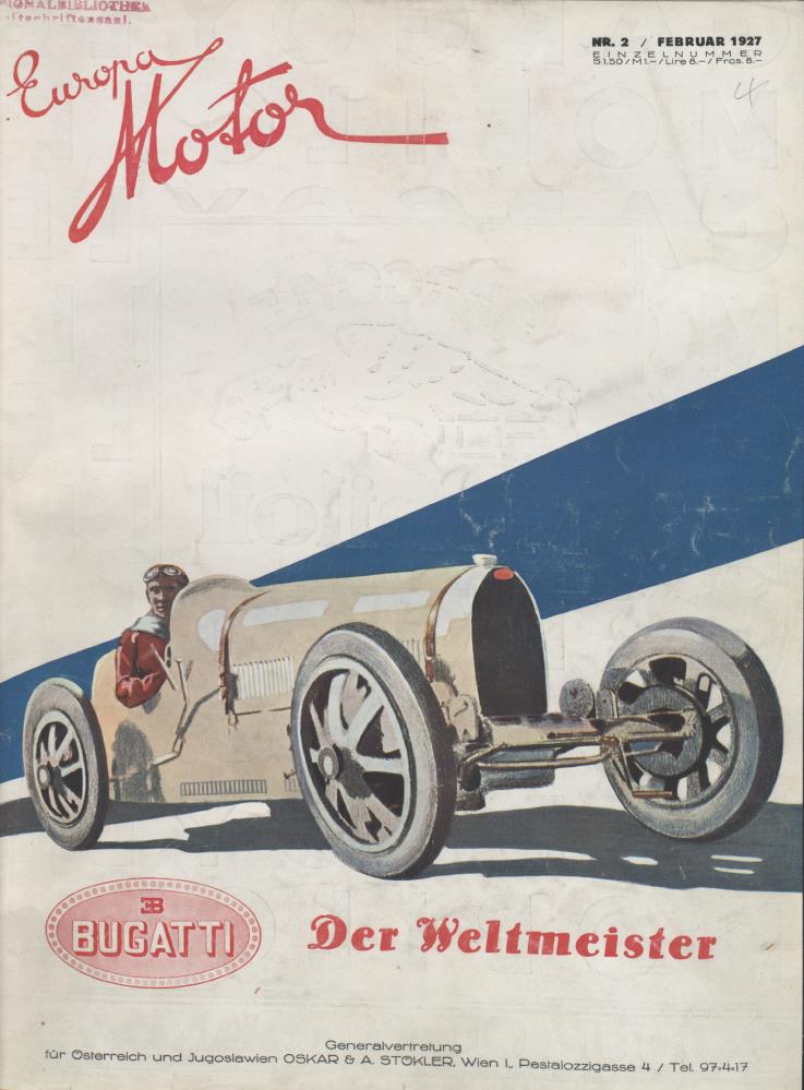 Журнал Europa motor  №2 1927