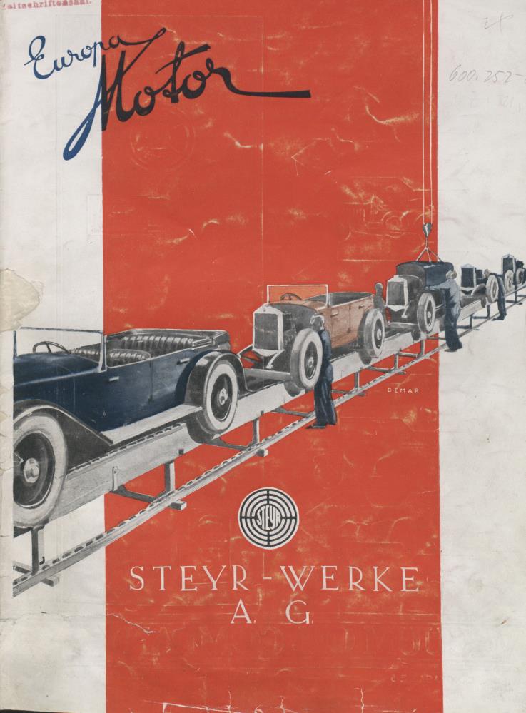 Журнал Europa motor  №4 1927