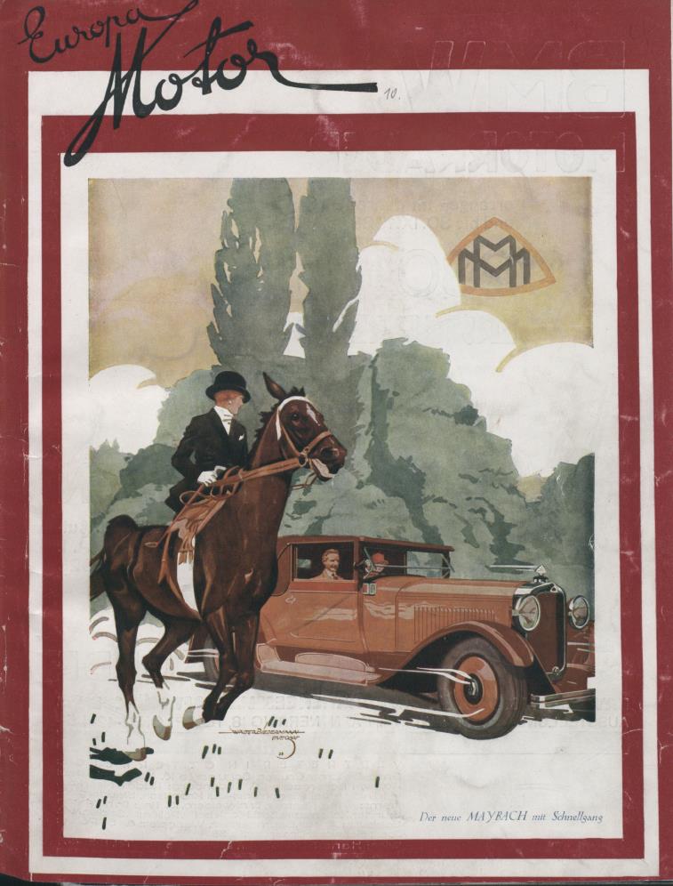 Журнал Europa motor  №10 1928