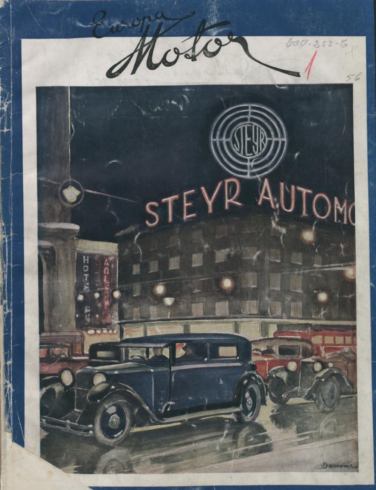 Журнал Europa motor  №1 1929