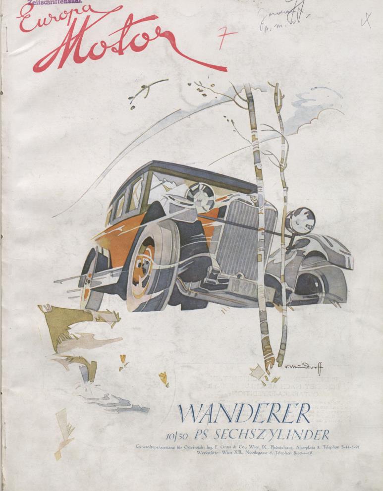 Журнал Europa motor  №7 1929